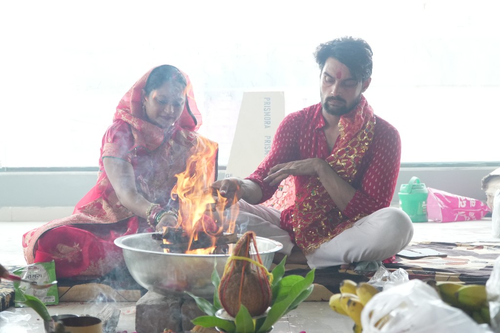 Havan ceremony at THF