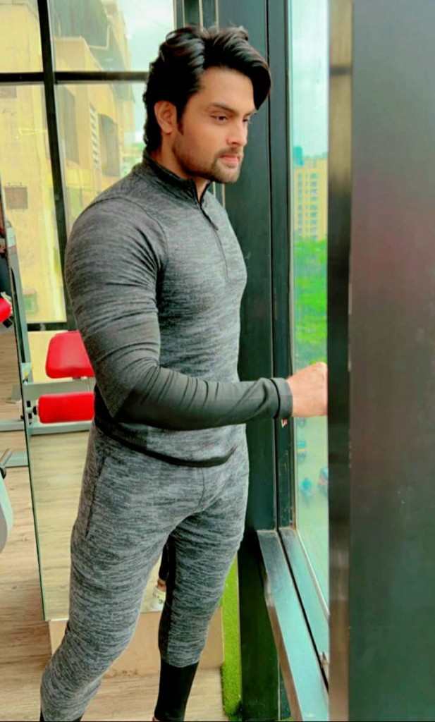 Manav Pardeshi focused during a training session
